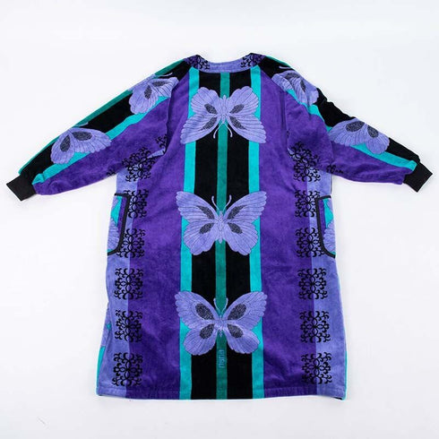 ガウン 横浜ナナ 湘南ナナ NANA ホームウェア  サイズL B蝶 パープル nn-gwn1C